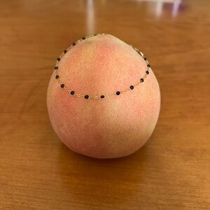 Original Gigi Clozeau 18k and black enamel bracelet.